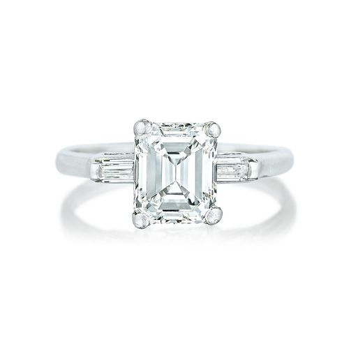 1.51-Carat Emerald-Cut Diamond Ring