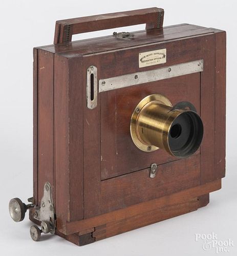 Rochester Optical Co. camera, 8'' x 8 3/4''.