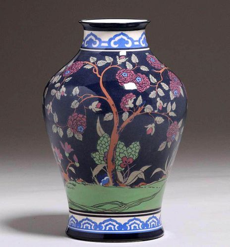 Rookwood Jeweled Porcelain Vase Arthur Conant 1917