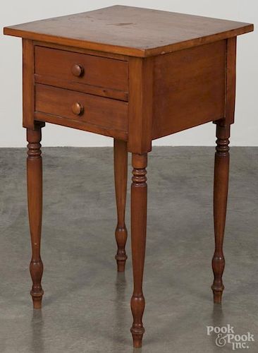 Cabinet made cherry stand, 29 1/2'' h., 18'' w.