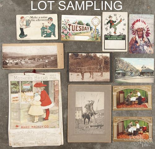 Postcards, to include mainly West Virginia scenes and some holiday scenes