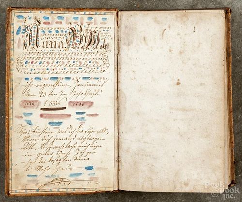 Pennsylvania German Lutheran hymn book, published in Philadelphia, 1832