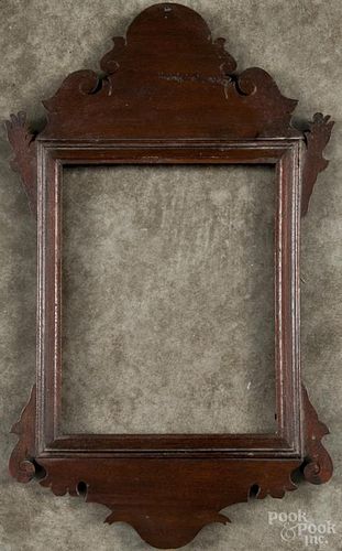 Chippendale mahogany mirror frame, ca. 1800, 19 3/4'' h.