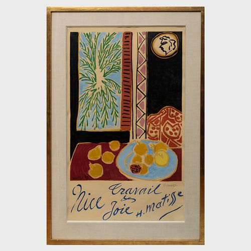 Henri Matisse (1869-1954): Nice - Travail et Joie