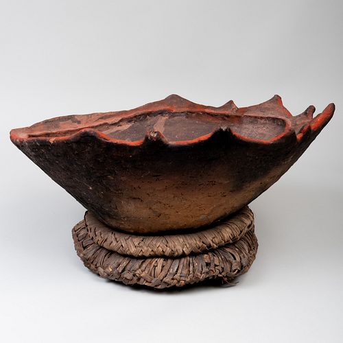 Modern Wood Fired Pottery Bowl