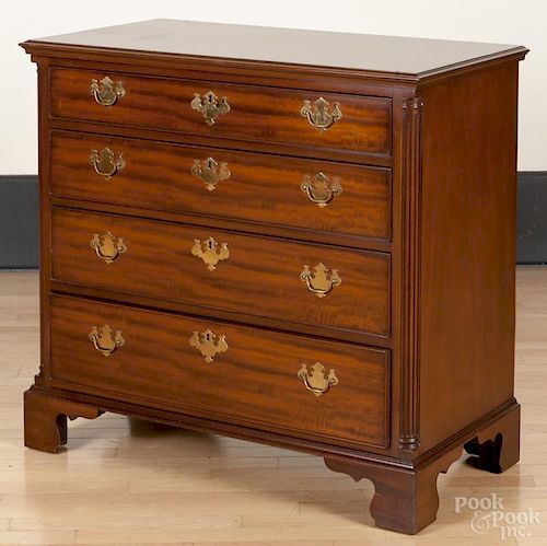 Kittinger mahogany chest of drawers, 35 1/2'' h., 36 3/4'' w.