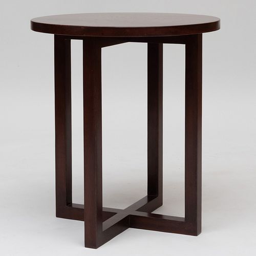 Modern Stained Oak Side Table