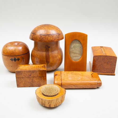 Group of Wood Table Articles