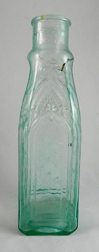 Food - blown-molded Cathedral/Gothic pickle bottle