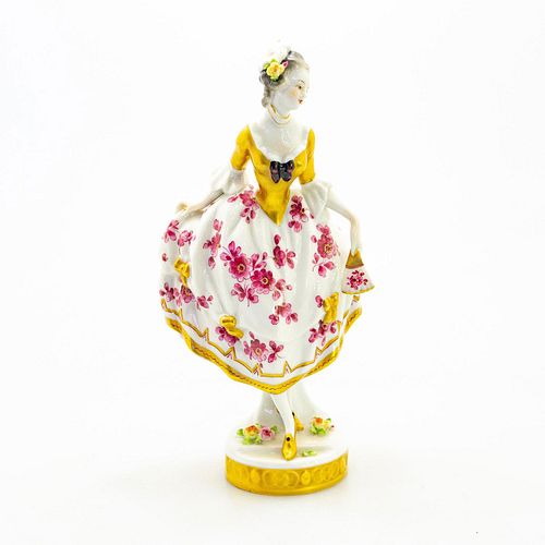 Vintage Dresden Style Figurine, Lady Dancer