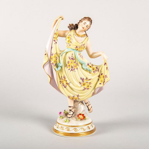 Volkstedt German Figurine, Lady Dancer