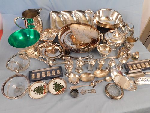 STERLING & SILVER PLATED LOT