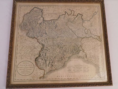 1799 ITALIAN PIEDMONT MAP BY CARY 