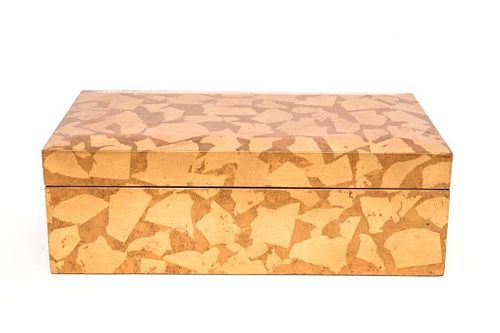 Gold Document Box