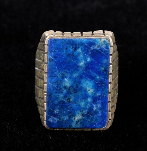 Navajo Ray Jack Lapis Lazuli & Sterling Ring