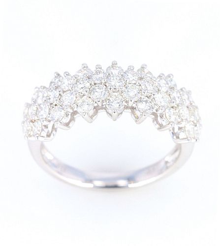 Diamond Set Brand-New 18K Gold Ring