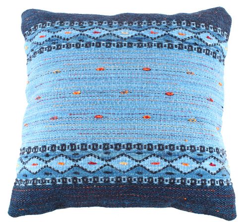 Night Stars Churro Wool Pillow by Alicia Gutierrez