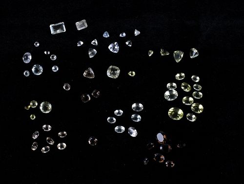 78.86 Cts of Loose & Faceted Quartz Gemstones