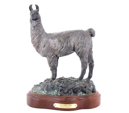 Original Carol Newbury Bronze, The Herd Sire