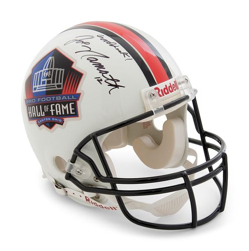 A Joe Namath Signed Hall of Fame Helmet,