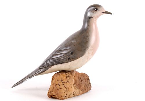 Christensen Carved & Signed Mourning Dove