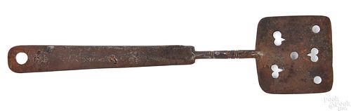 Pennsylvania wrought iron spatula, early 19th c.