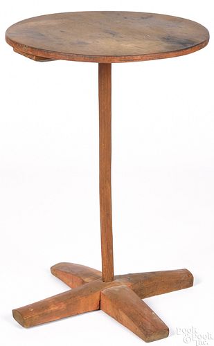 New England primitive mixed woods candlestand