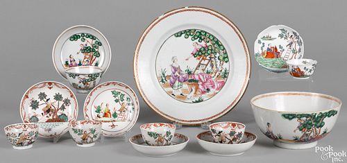 Chinese export Cherry Pickers porcelain service