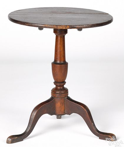 Miniature Georgian mahogany tea table