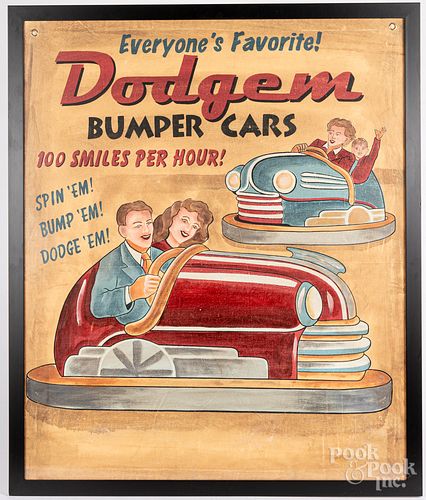 Dodgem bumper car advertisement