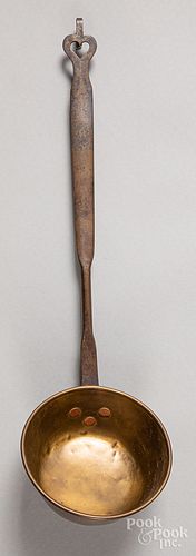 Pennsylvania wrought iron and brass dipper