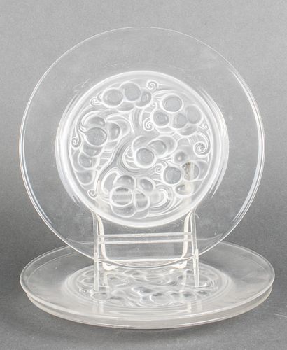 Lalique "Marienthal" Glass Plates, 3
