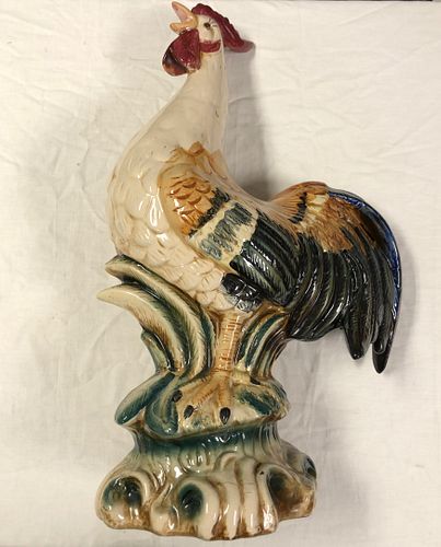 Vintage handpainted rooster French or Italian