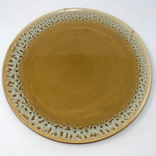 Butterscotch Ironstone 15 inch diameter plate