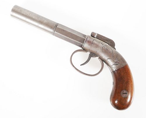 Antique Allen & Thurber Single Shot Pistol .36