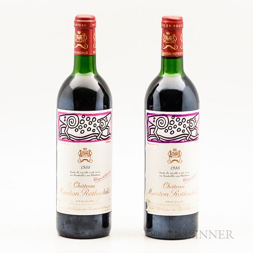 Chateau Mouton Rothschild 1998, 2 bottles