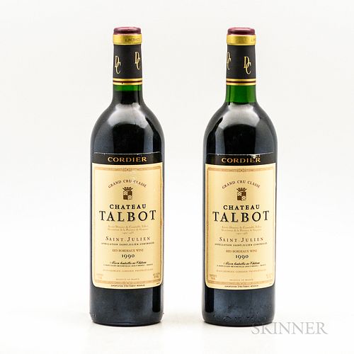 Chateau Talbot 1990, 2 bottles