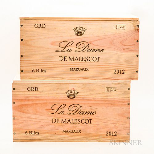 Dame de Malescot 2012, 12 bottles (2 x owc)