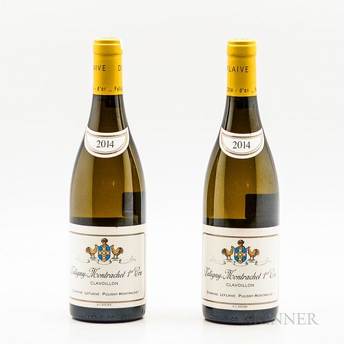 Leflaive Puligny Montrachet Clavoillon 2014, 2 bottles