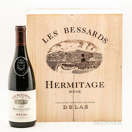 Delas Hermitage Les Bessards 2007, 6 bottles (owc)