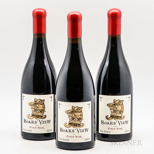 Boar's View (Schrader) Pinot Noir 2013, 3 bottles
