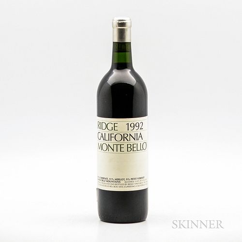Ridge Monte Bello 1992, 1 bottle