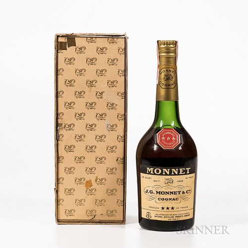 Monnet Three Star, 1 4/5 quart bottle (oc) Spirits cannot be shipped. Please see http://bit.ly/sk-spirits for more info.