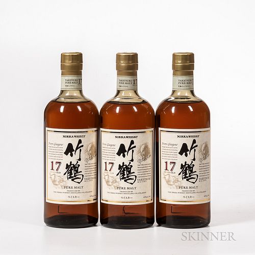 Nikka Taketsuru 17 Years Old, 3 750ml bottles Spirits cannot be shipped. Please see http://bit.ly/sk-spirits for more info.