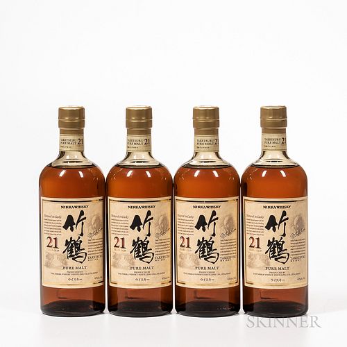 Nikka Taketsuru 21 Years Old, 4 750ml bottles Spirits cannot be shipped. Please see http://bit.ly/sk-spirits for more info.