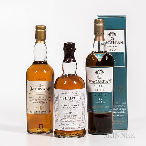 Mixed Single Malt Scotch, 3 750ml bottle (1 oc) Spirits cannot be shipped. Please see http://bit.ly/sk-spirits for more info.