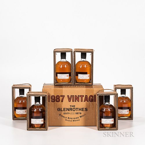 Glenrothes 1987, 6 750ml bottles (oc) Spirits cannot be shipped. Please see http://bit.ly/sk-spirits for more info.