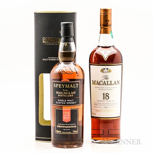 Mixed Macallan, 2 750ml bottles (1 oc) Spirits cannot be shipped. Please see http://bit.ly/sk-spirits for more info.