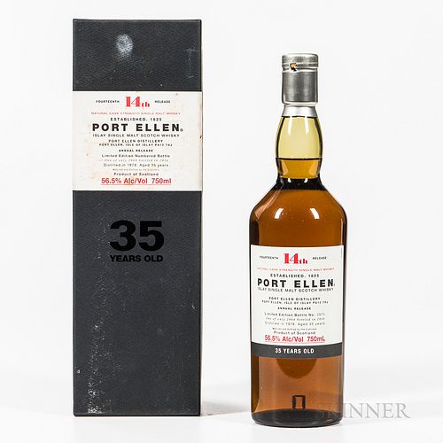 Port Ellen 35 Years Old 1978, 1 750ml bottle (oc) Spirits cannot be shipped. Please see http://bit.ly/sk-spirits for more info.
