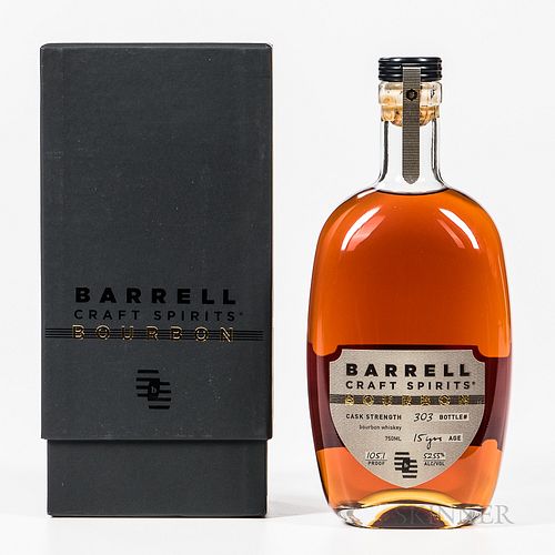 Barrell Craft Spirits Bourbon 15 Years Old, 1 750ml bottle (oc) Spirits cannot be shipped. Please see http://bit.ly/sk-spirits for m...